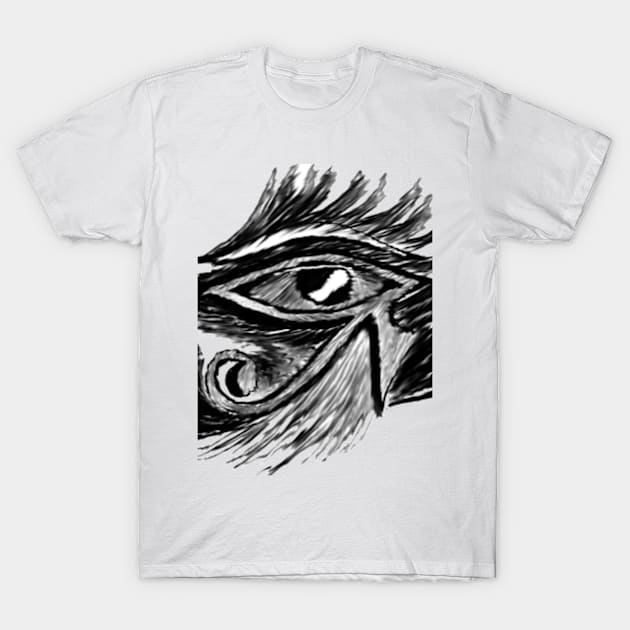 Eye Of Ra Charcoal T-Shirt by AlexsMercer22